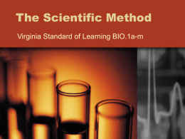The Scientific Method