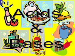 Acids and Bases