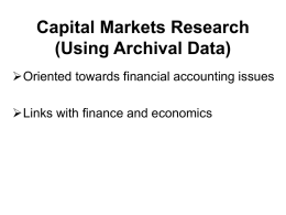 PhD Capital Markets