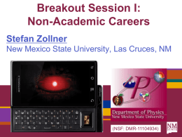 Non-Academic Careers (Presentation)