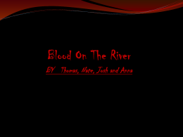 Blood On The River
