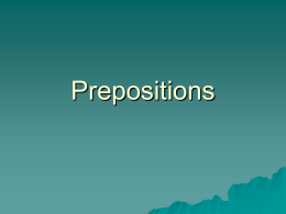 Prepositions - Book Units Teacher