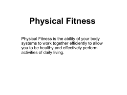 Physical Fitness - Blue Valley Schools