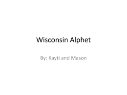 A-Z Wisconsin facts