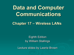 Chapter 17 - William Stallings, Data and Computer Communications
