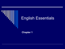 English Essentials