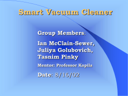 Automated Vacuum Cleaner