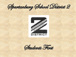 York School District #1 - Spartanburg School District 2