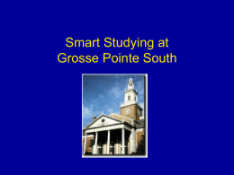 Academic Integrity at Grosse Pointe South
