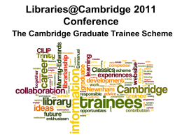 PPT - Cambridge University Library