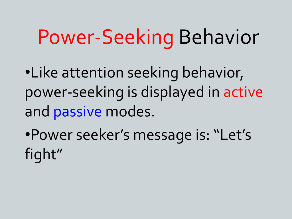 Passive mode
