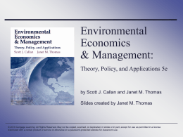 Assessing Benefits for Environmental Decision Making