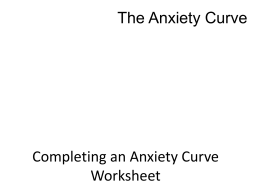 Completing an Anxiety Curve