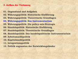 Kapitel 04 Währungspolitik: Die Instrumente der Währungspolitik
