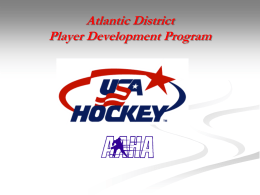 Atlantic District Player Development Program