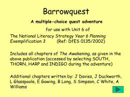 Barrowquest PPT
