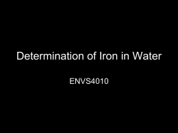 blood-red upon the addition of iron(III) nitrate