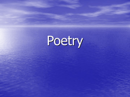 Poetry - Dale City Elementary School