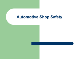 Automotive Shop Safety