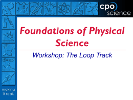 Loop Track - CPO Science