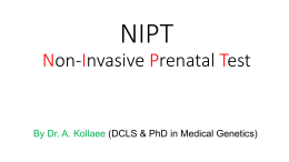 NIPT Non-Invasive Prenatal Test