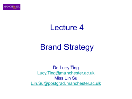 Lecture 2 Brand Positioning