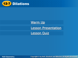 Dilation - Miami Killian Senior High School