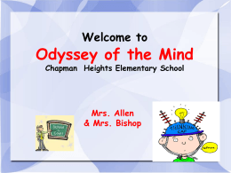 2015 Odyssey of the Mind