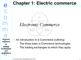 chap01mc - E-Commerce provider