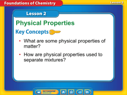 Physical Properties - Kawameeh Middle School