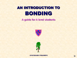 Bonding Power point File