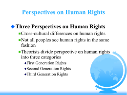 Human Rights - Personal homepages