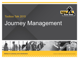 Journey Management