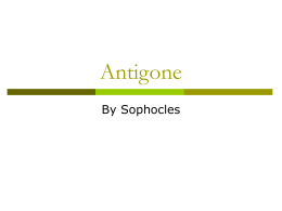 Antigone - English 10
