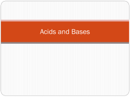 Acids and Bases - washburnsciencelies