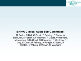 2008-9 TB and HIV co-infection