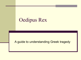Oedipus Rex - Marblehead Public Schools