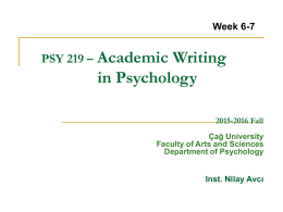 PSY219_week6-7_academic writing in psychology