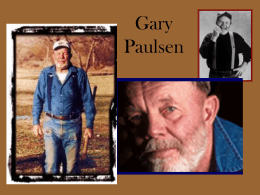 Gary Paulsen - PikeViewElementary