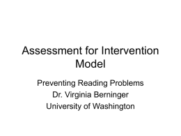 Progress Monitoring for At-Risk Students