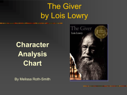 The Giver by Lois Lowry - Kids