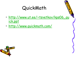 QuickMath