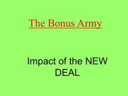 Unit 4 Impact of the New Deal