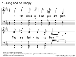 Sing And Be Happy