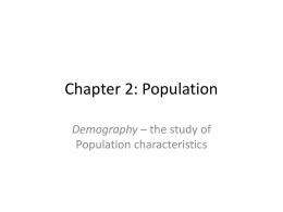 Chapter 2: Population