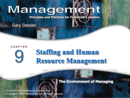 Management 3e - Gary Dessler