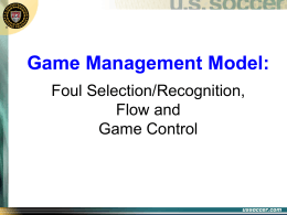 Game Management Model