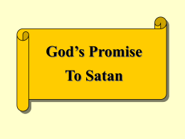 God`s Promise To Satan