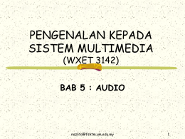 bab 5 : audio