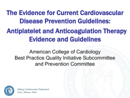 Slide 1 - American College of Cardiology